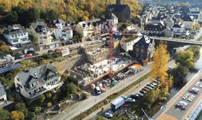 Mauerwerksarbeiten haben begonnen in Cochem